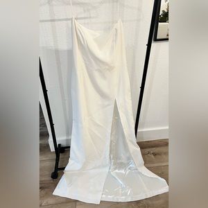 90s Style White dress, Gauge81